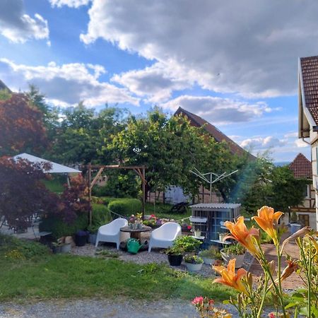 Minicamping Und B&B Apartment Hintergarten Niederorschel Exterior foto